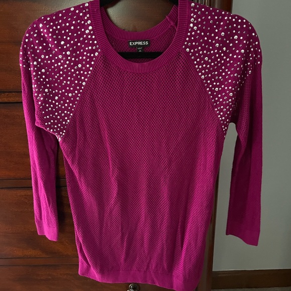 Express Sequined Sweater - Picture 4 of 10